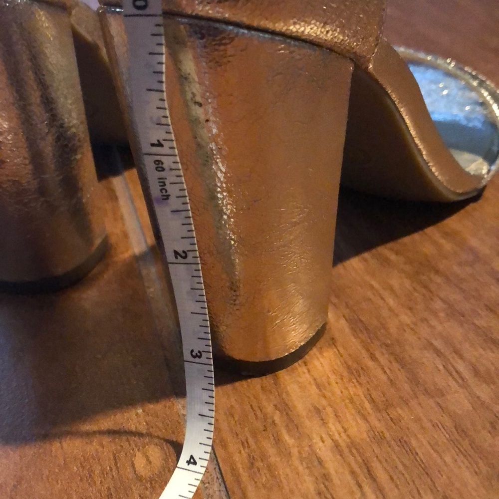Guess Gold Block Heels - Picture 9 of 11
